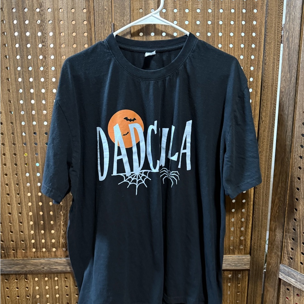 Black Dadcula Halloween T-Shirt NWOT